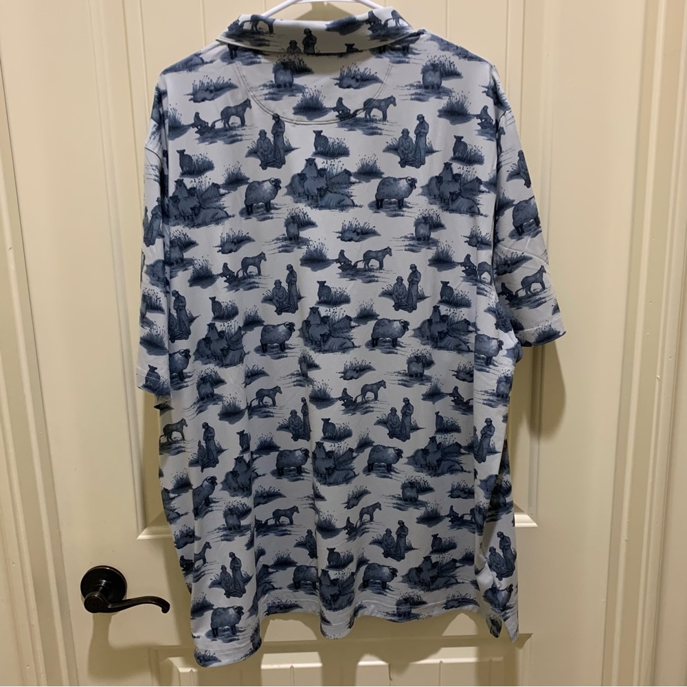 Puma Golf Men's Cloudspun Mowers Polo 532162 02 Navy Size XXL NWT - Picture 4 of 12
